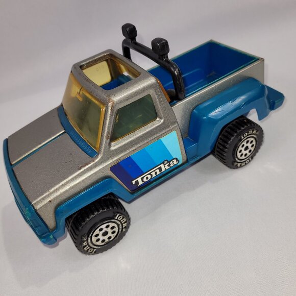 Tonka 1979 Vintage Big Duke Roughneck 8" Metal Pressed Steel & Plastic - Picture 2 of 3